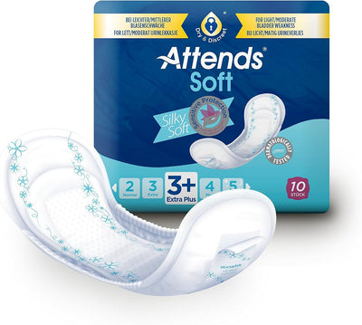 Attends Soft 3 Extra Plus Incontinence Pads - Pack of 10