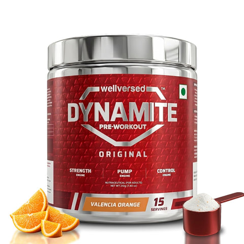 Wellversed Dynamite Pre-Workout Valencia Orange (210g)