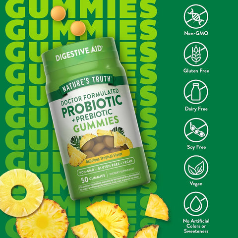 Nature's Truth Probiotic Gummies - 50 Gummies