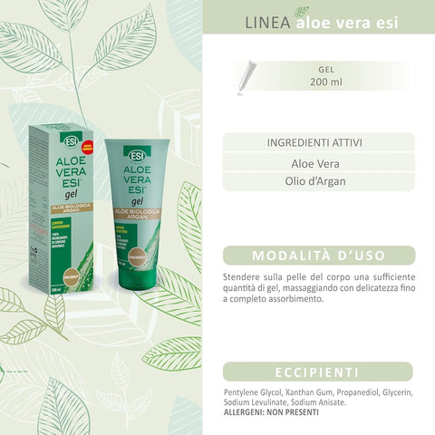 ESI Aloe Vera Gel with Argan Oil - 200ml, Soothing Moisturiser - Image 3
