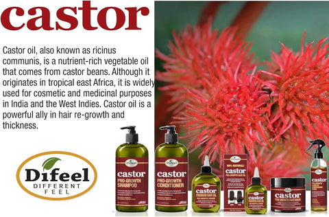 Difeel Castor Pro-Growth Conditioner - Castor Oil Enriched, 354.9ml - Image 4