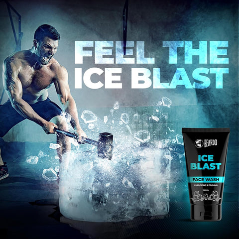 Beardo Ice Blast Face Cleanser with Aloe Vera & Vitamin E - 100ml - Image 7