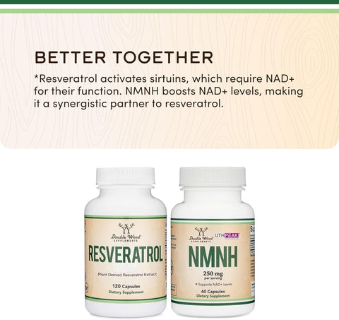 Doublewood Resveratrol Supplement - 500mg, 120 Vegan Capsules - Image 5