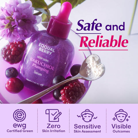 Eqqualberry Bakuchiol Hydrating Face Serum with Niacinamide & Hyaluronic Acid - 30ml - Image 6
