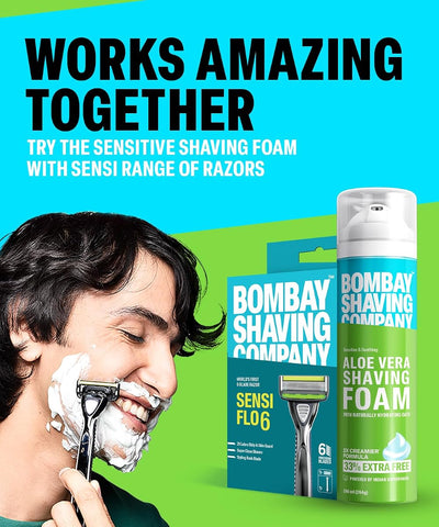 Bombay Shaving Company Sensitive Shaving Foam - 266ml - Image 7