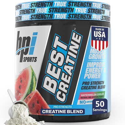 BPI Sports Creatine Powder - Watermelon Cooler, 300g, 50 Servings