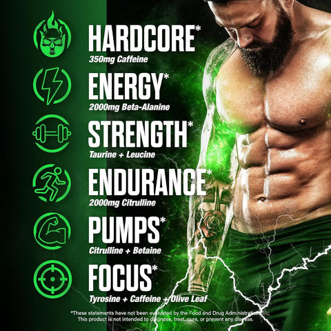 Cobra Lab The Shadow Pre-Workout Powder, Fruit Punch, 270g - Image 6