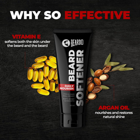 Beardo Beard Softener with Argan Oil & Vitamin E - 50g - Image 6