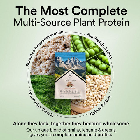 Wellbeing Nutrition Superfood Plant Protein - French Vanilla Caramel, 500g - Image 5