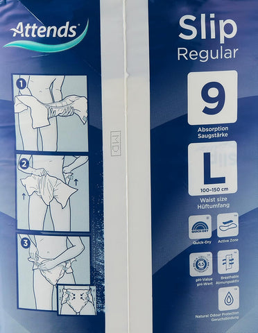 ATTENDS SLIP REGULAR 9 LARGE 4X28
