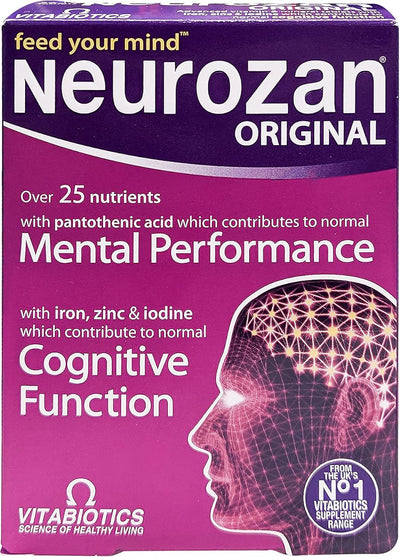 Vitabiotics Neurozan Original Brain & Cognitive Support Tablets - 30 Pack