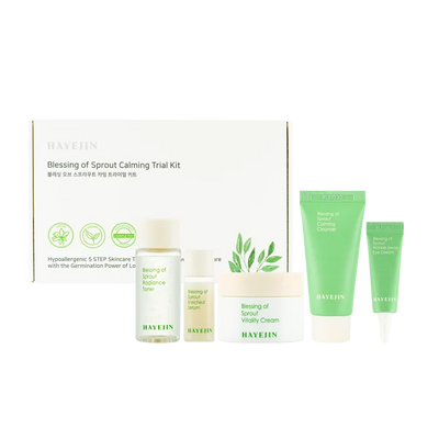 Hayejin Blessing of Sprout Calming Trial Kit 5 steps