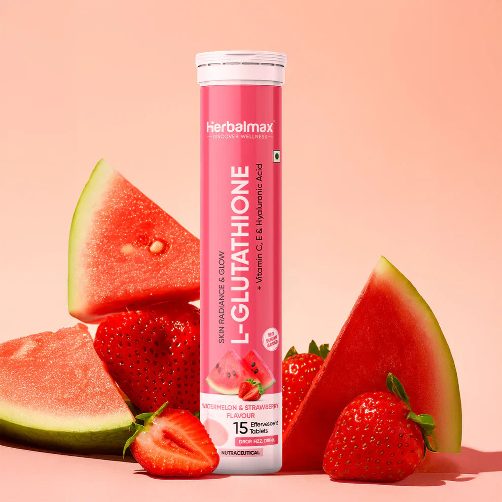 Buy Herbal Max L-Glutathione 15 Tablets Watermelon & Strawberry Flavour