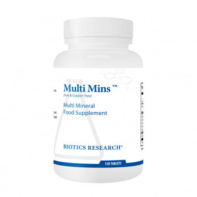 Biotics Research MultiMins (Iron/Copper Free) 120 Tabs
