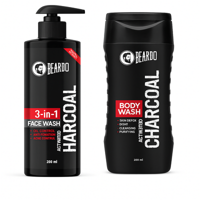 Beardo Charcoal Cleanse Duo