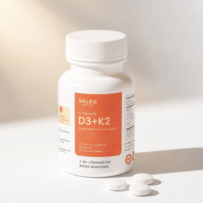 Valeo Vitamin D3 + K2 - 90 tablets