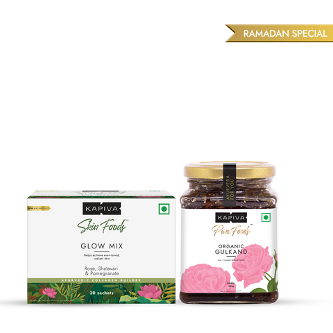 Kapiva Eid Special : Glow Mix + Gulkand Combo