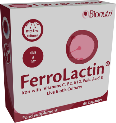 BioNutri Ferrolactin 60 Capsules