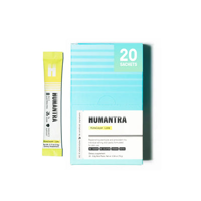 Humantra Electrolyte Himalayan Lime 72g Pack of 2 (40 Sachets)
