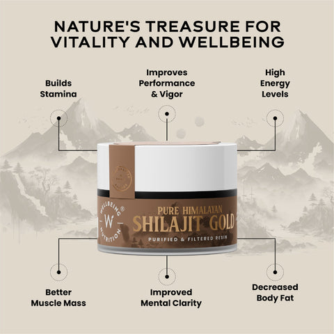Wellbeing Nutrition Shilajit Gold 10gms