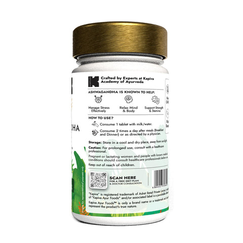 Kapiva KSM-66 Ashwagandha 60 Capsules