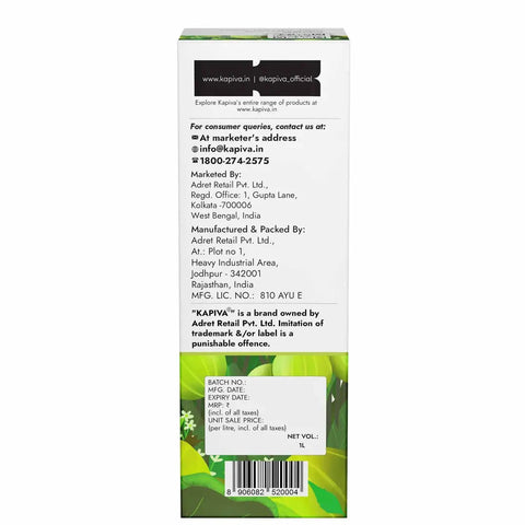 Kapiva Wild Amla Juice 1L (2/pack)