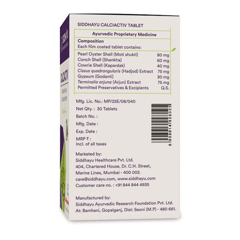 Siddhayu_Calciactiv_Calcium_Supplement_Tables_Getkuwa