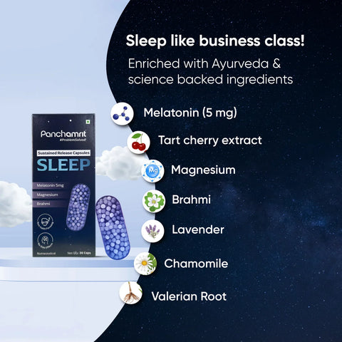 Panchamrit Sleep Sustained Release Capsules 30