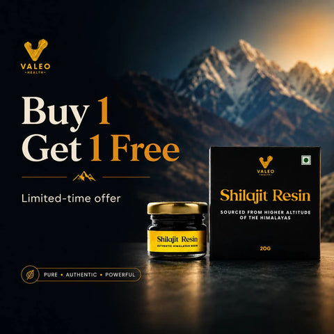 Valeo Pure Himalayan Shilajit Resin 20g (Buy One Get One)