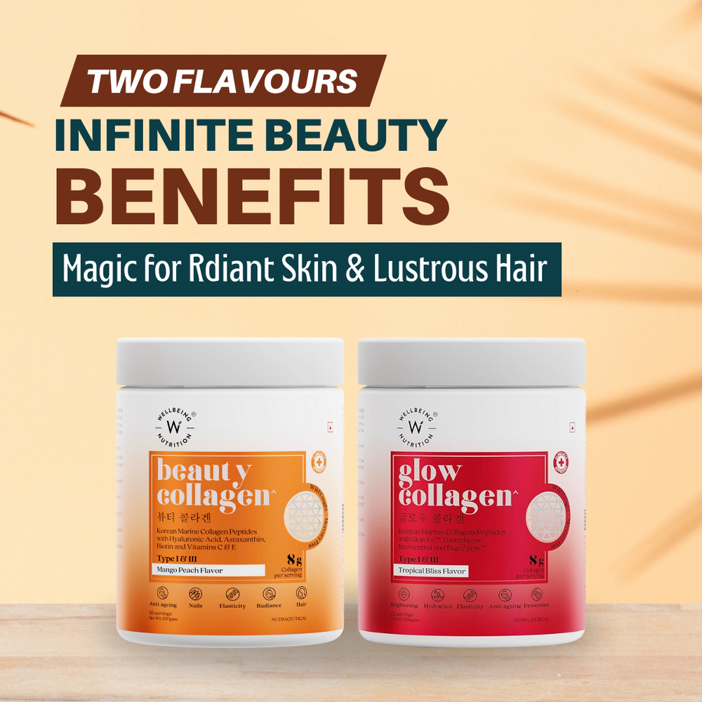 wellbeing nutrition glow collagen with glutathione Buy Wellbeing Beauty Collagen and Glow Collagen Combo Pack