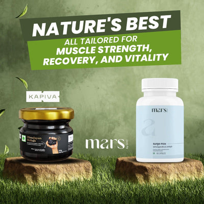 Kapiva himalayan Shilajit + Mars Surge Max