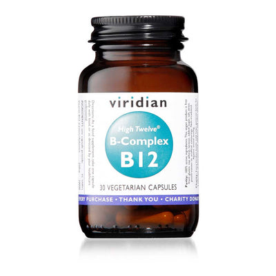 Viridian B12 Vitamin w/ B Complex 30 Veg Caps