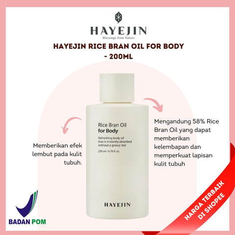 Hayejin Rice Bran Oil For Body 200 ml