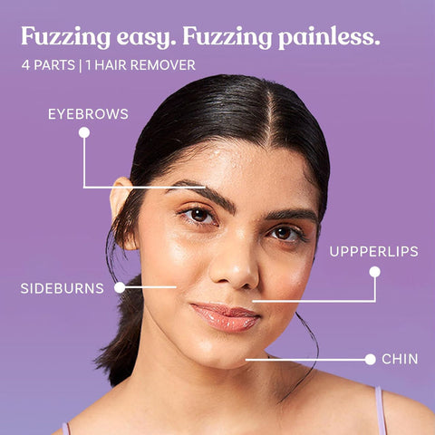 Bombae Facial Hair Mini Trimmer Fuzz Off, 1pc