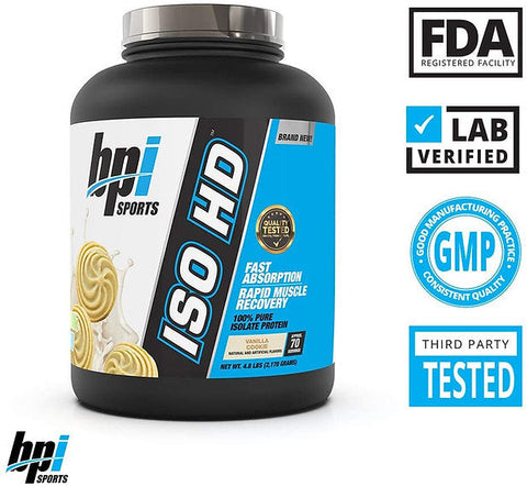 BPI ISO HD 4.8LB 70Srv Vanilla Cookie