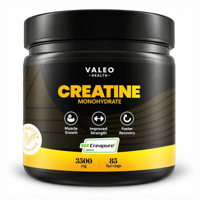 Valeo Creatine Monohydrate Powder - Micronized, 300g, 85 Servings