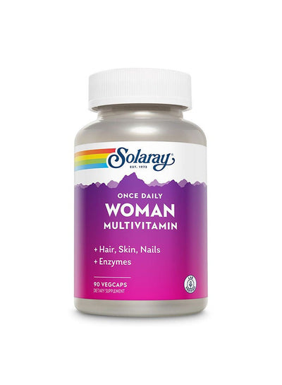 Solaray Once Daily Woman Multivitamins V-Cap 90's