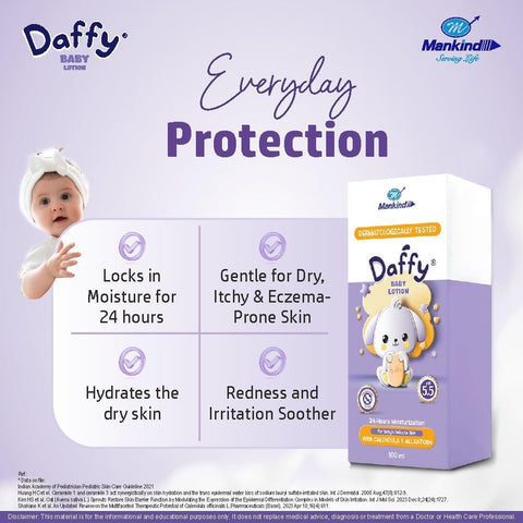 Daffy Baby Lotion with Calendula & Allantoin - pH 5.5, 100ml