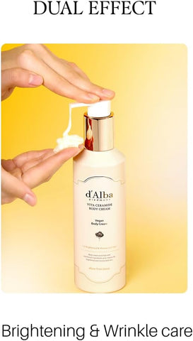 d'Alba Vita Ceramide Body Cream - Vitamin C & Ceramide, 270ml