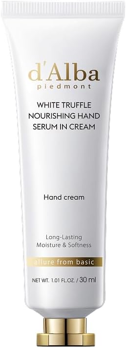 d'Alba White Truffle Hand Serum-in-Cream - Nourishing & Softening - 30ml