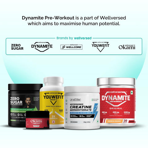 Wellversed Dynamite Pre-Workout Watermelon Ice (420g)