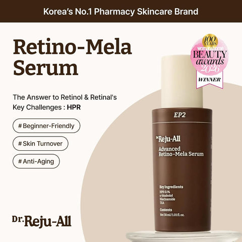 Dr.Reju-All Advanced Retino-Mela HPR Retinol Serum with Niacinamide & TXA - 30ml