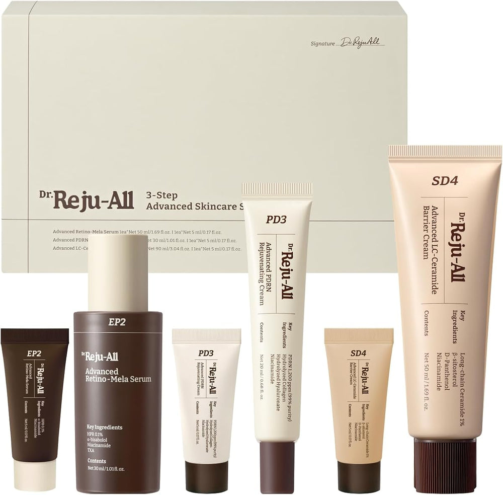 Dr.Reju-All Advanced Skincare System Gift Set - HPR Retinol & PDRN 3-Piece Routine