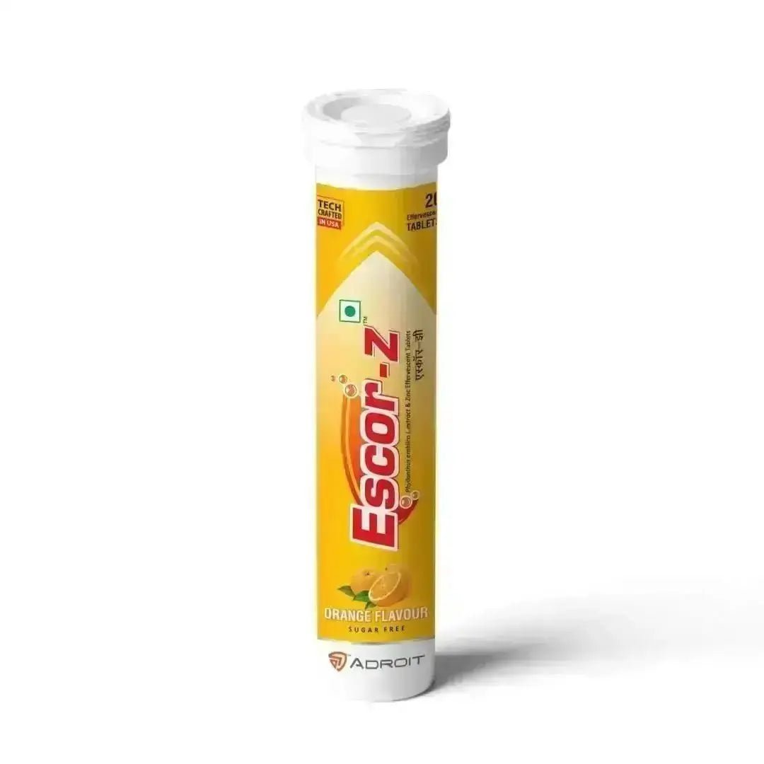 Buy Glutone Escor-Z Effervescent Tablets (Orange Flavour) 20