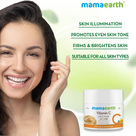 Mamaearth Vitamin C Face Mask for Skin Illumination - 100 g