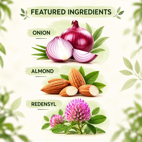 MAMAEARTH Hair Treatment & Oil with Onion Oil & Redensyl - 200ml