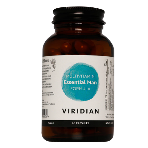 Viridian Essential Male Formula-Multivitamin, 60 Caps