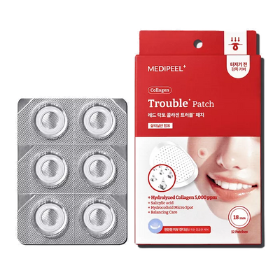 MEDI-PEEL Red Lacto Collagen Trouble Patch 12 PCS