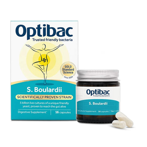 OptiBac Saccharomyces Boulardii Digestive Cap 16's