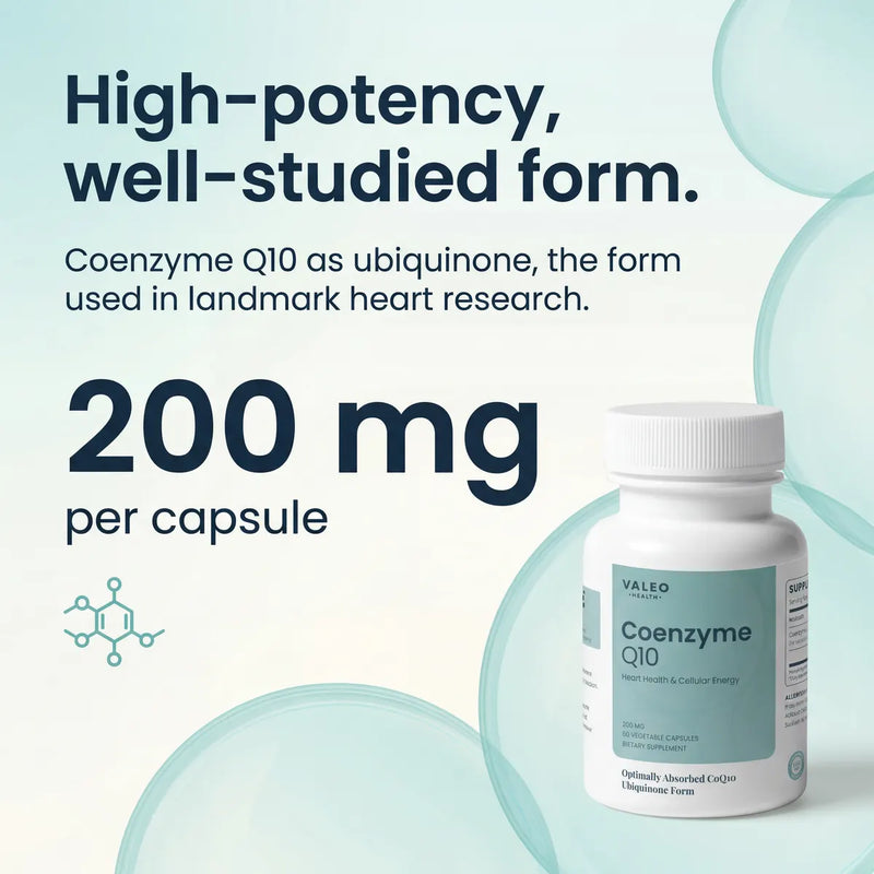 200 mg high potency ubiquinone